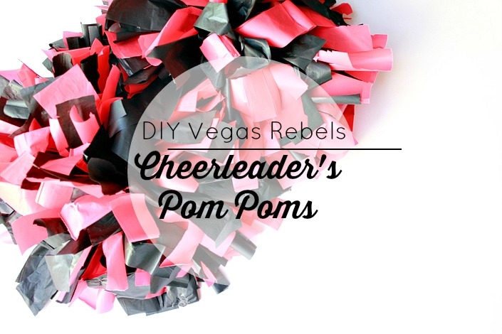 How to make cheerleading pom poms /easy cheerleading pom poms diy