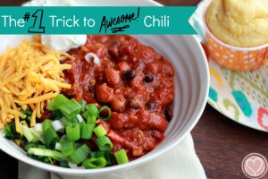 The Trick to Awesome Chili: 3 Bean Turkey Chili Recipe