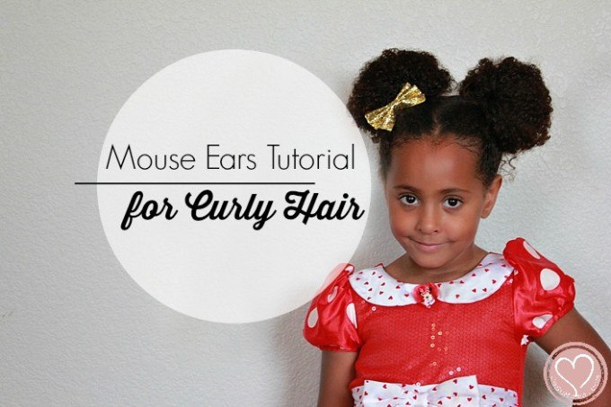 Minnie Mouse Hairstyles: Curly Buns for Little Girls