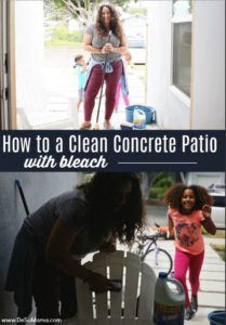 How To Clean A Patio With Bleach